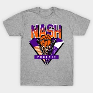 Phoenix Retro Basketball Nash Throwback T-Shirt